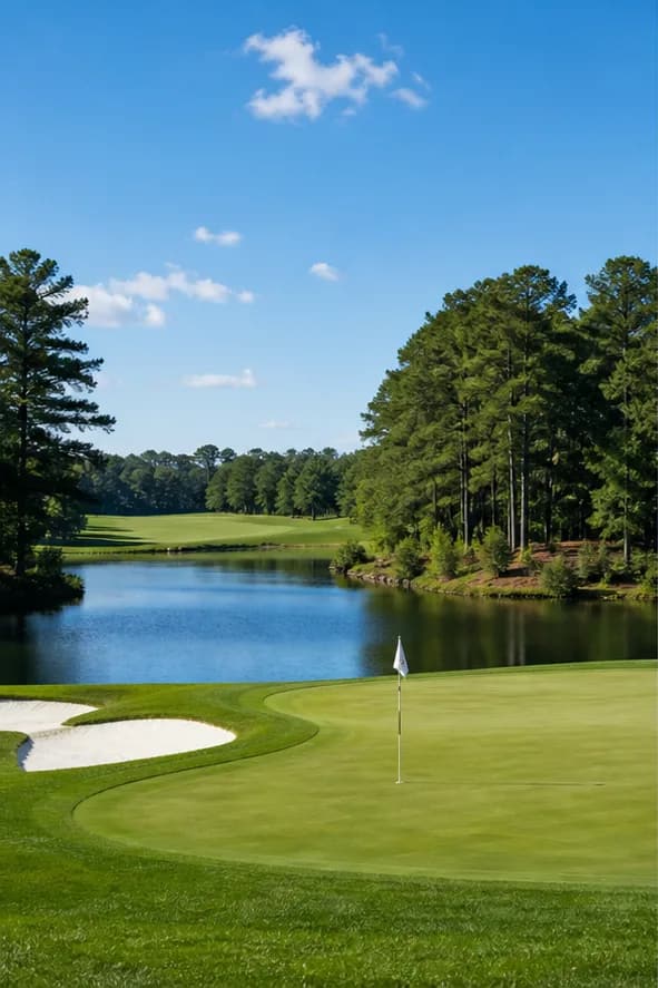 Championship golf course