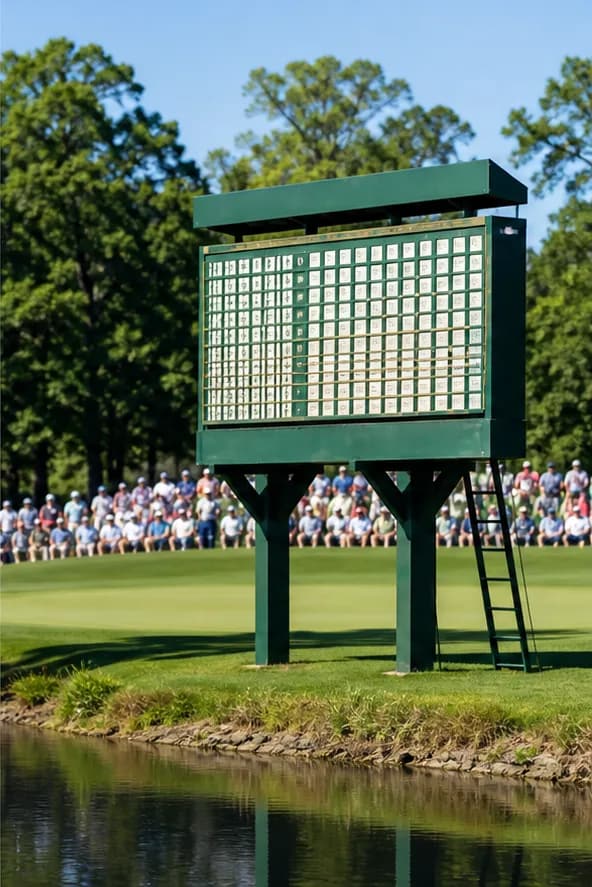 Tournament leaderboard showing the final results of a golf event